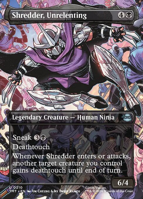 Shredder, Unrelenting MTG Karte kaufen - Teenage Mutant Ninja Turtles - Englisch - TcG Love
