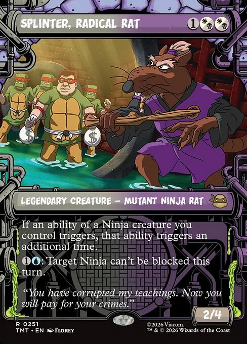 Splinter, Radical Rat MTG Karte kaufen - Teenage Mutant Ninja Turtles - Englisch - TcG Love