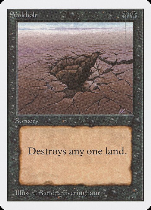 Sinkhole MTG Karte kaufen - Unlimited Edition - Englisch - TcG Love