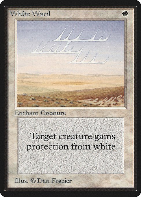White Ward MTG Karte kaufen - Limited Edition Beta - Englisch - TcG Love