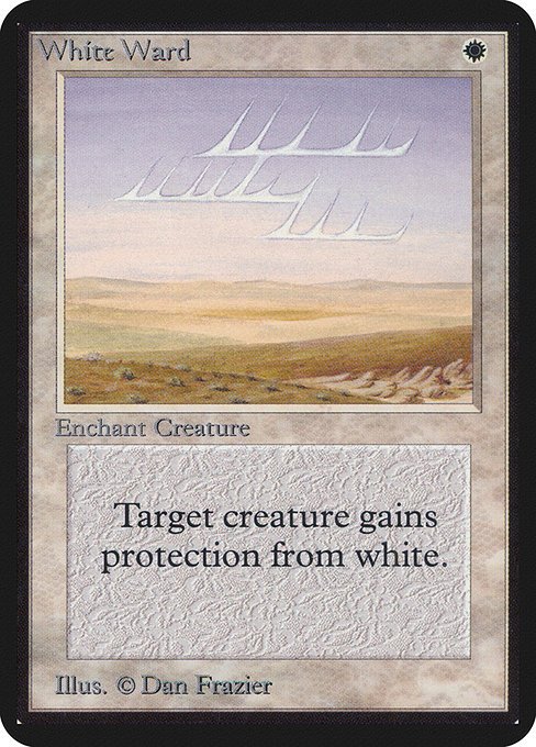 White Ward MTG Karte kaufen - Limited Edition Alpha - Englisch - TcG Love