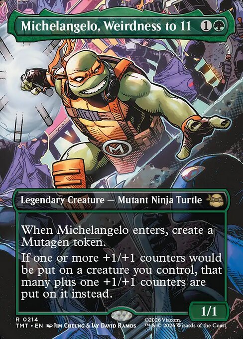 Michelangelo, Weirdness to 11 MTG Karte kaufen - Teenage Mutant Ninja Turtles - Englisch - TcG Love