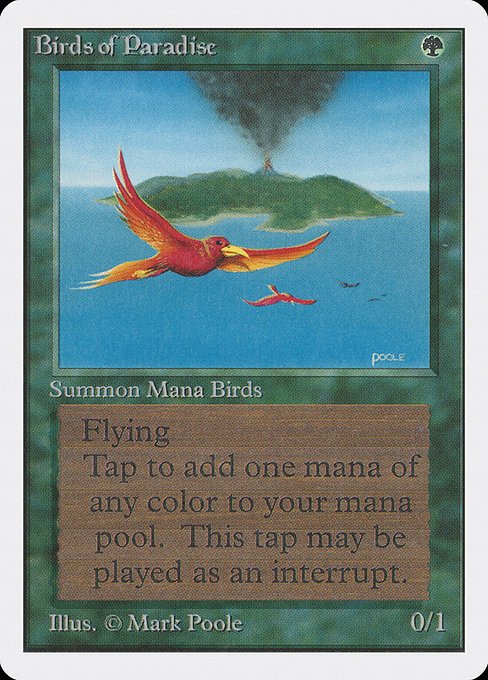 Birds of Paradise MTG Karte kaufen - Unlimited Edition - Englisch - TcG Love