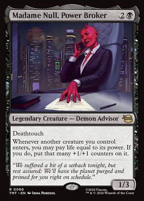 Madame Null, Power Broker MTG Karte kaufen - Teenage Mutant Ninja Turtles - Englisch - TcG Love