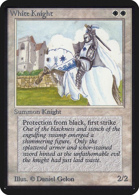 White Knight MTG Karte kaufen - Limited Edition Alpha - Englisch - TcG Love