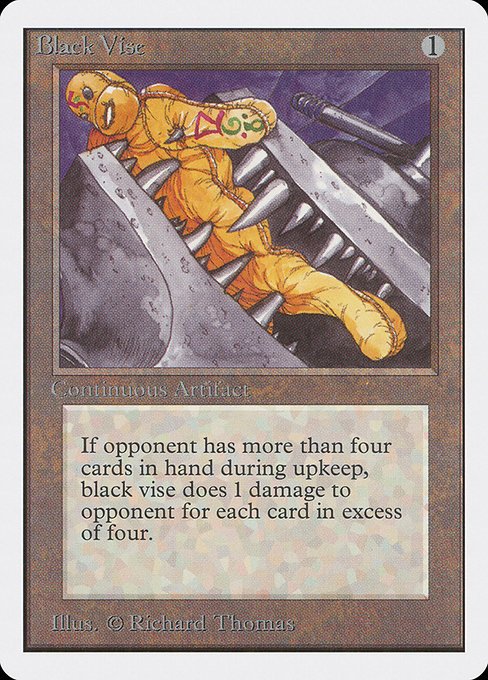 Black Vise MTG Karte kaufen - Unlimited Edition - Englisch - TcG Love