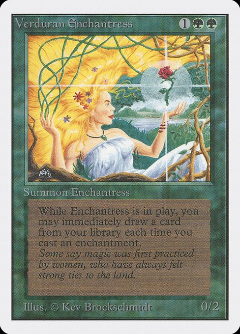 Verduran Enchantress MTG Karte kaufen - Unlimited Edition - Englisch - TcG Love