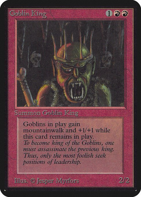 Goblin King MTG Karte kaufen - Limited Edition Alpha - Englisch - TcG Love