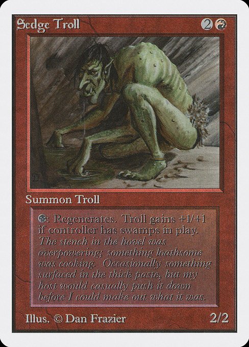Sedge Troll MTG Karte kaufen - Unlimited Edition - Englisch - TcG Love