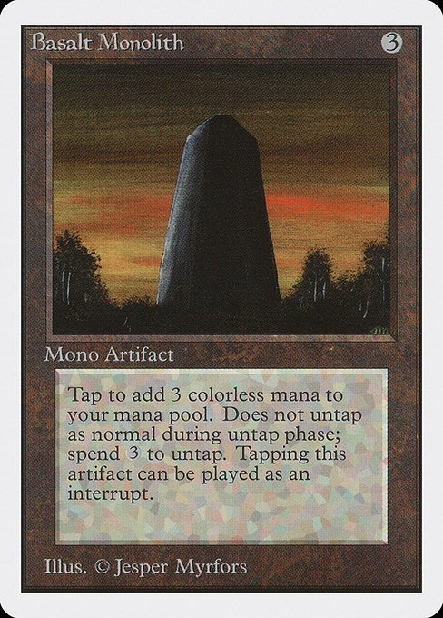Basalt Monolith MTG Karte kaufen - Unlimited Edition - Englisch - TcG Love