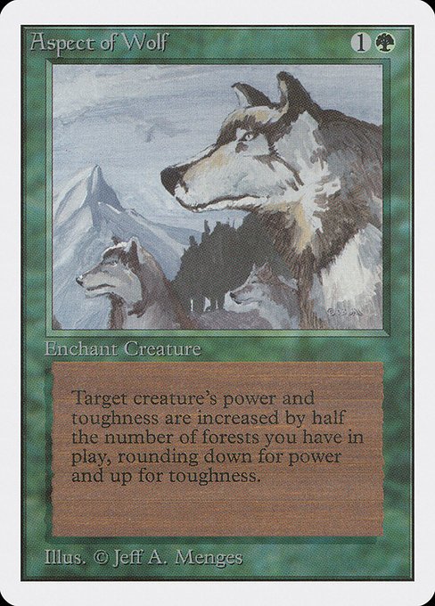Aspect of Wolf MTG Karte kaufen - Unlimited Edition - Englisch - TcG Love