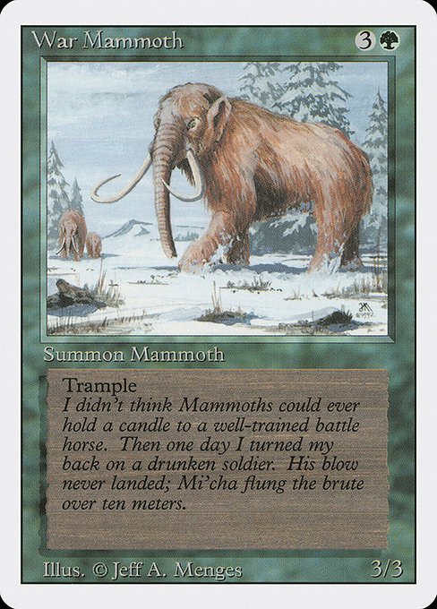 War Mammoth MTG Karte kaufen - Revised Edition - Englisch - TcG Love