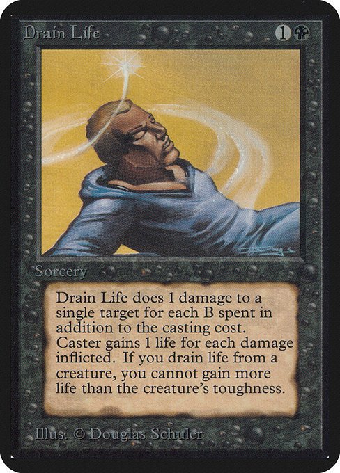 Drain Life MTG Karte kaufen - Limited Edition Alpha - Englisch - TcG Love