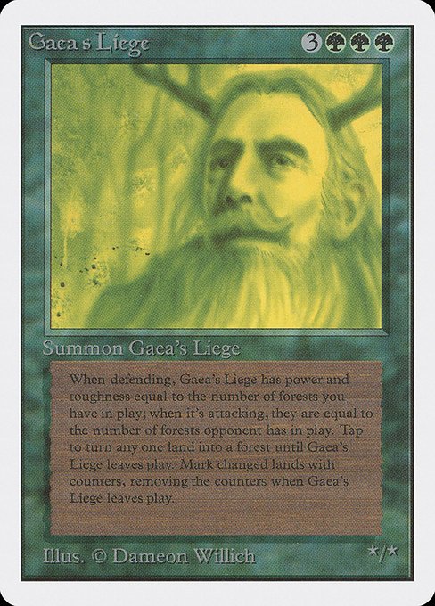 Gaea's Liege MTG Karte kaufen - Unlimited Edition - Englisch - TcG Love
