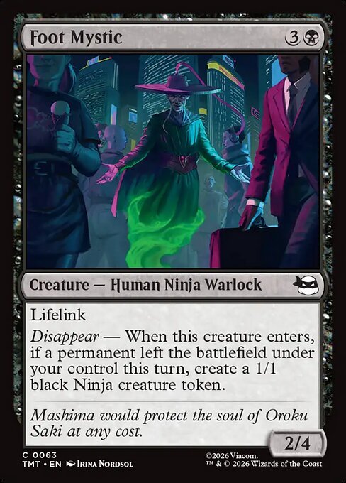 Foot Mystic MTG Karte kaufen - Teenage Mutant Ninja Turtles - Englisch - TcG Love