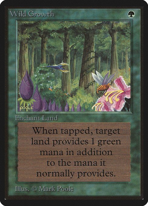 Wild Growth MTG Karte kaufen - Limited Edition Beta - Englisch - TcG Love