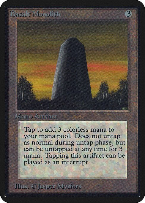 Basalt Monolith MTG Karte kaufen - Limited Edition Alpha - Englisch - TcG Love