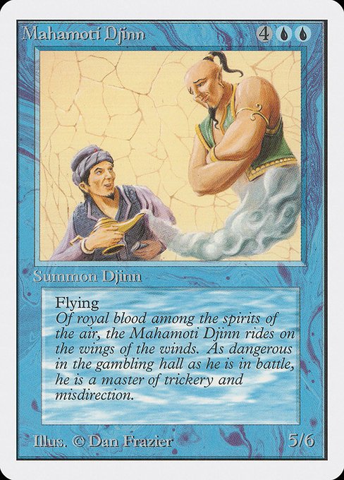 Mahamoti Djinn MTG Karte kaufen - Unlimited Edition - Englisch - TcG Love