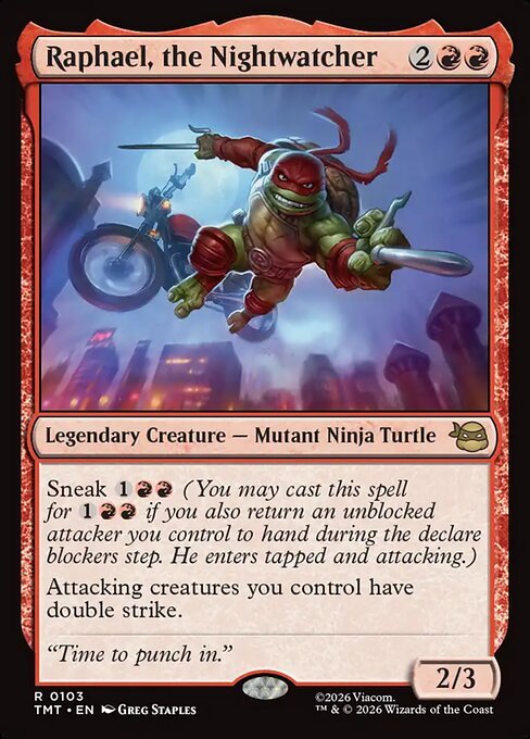 Raphael, the Nightwatcher MTG Karte kaufen - Teenage Mutant Ninja Turtles - Englisch - TcG Love