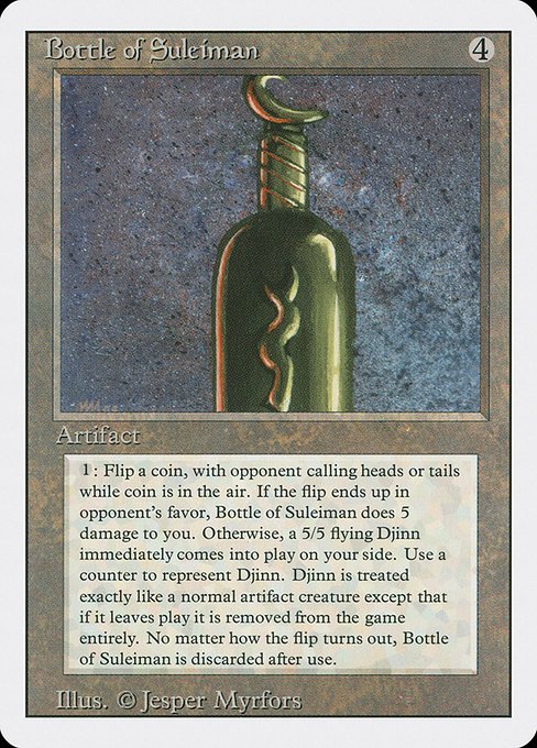 Bottle of Suleiman MTG Karte kaufen - Revised Edition - Englisch - TcG Love