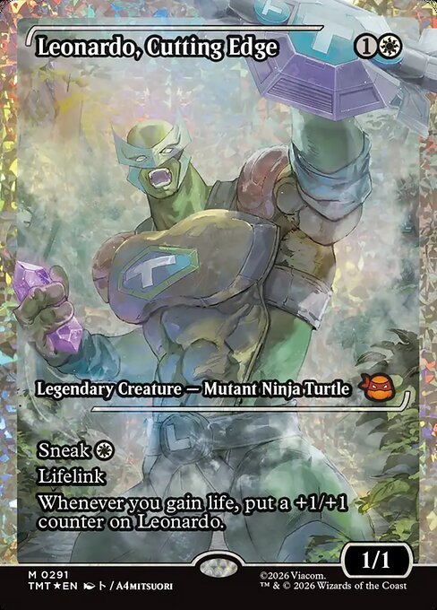 Leonardo, Cutting Edge MTG Karte kaufen - Teenage Mutant Ninja Turtles - Englisch - TcG Love