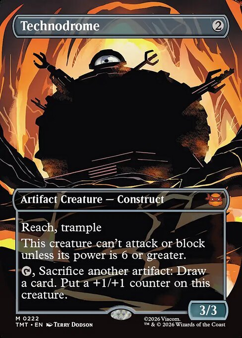 Technodrome MTG Karte kaufen - Teenage Mutant Ninja Turtles - Englisch - TcG Love