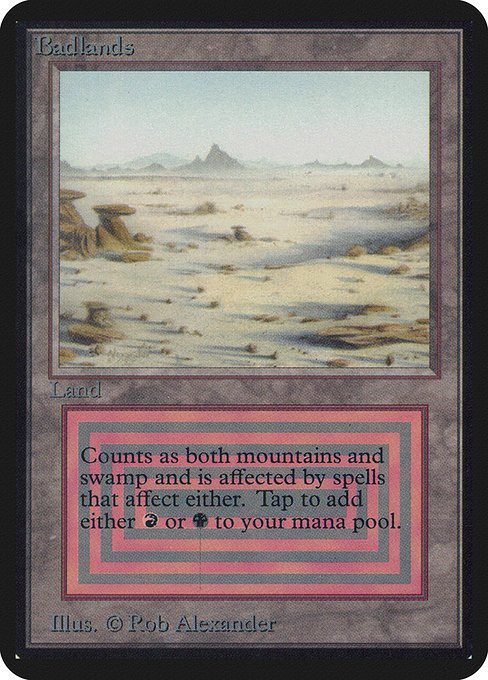 Badlands MTG Karte kaufen - Limited Edition Alpha - Englisch - TcG Love