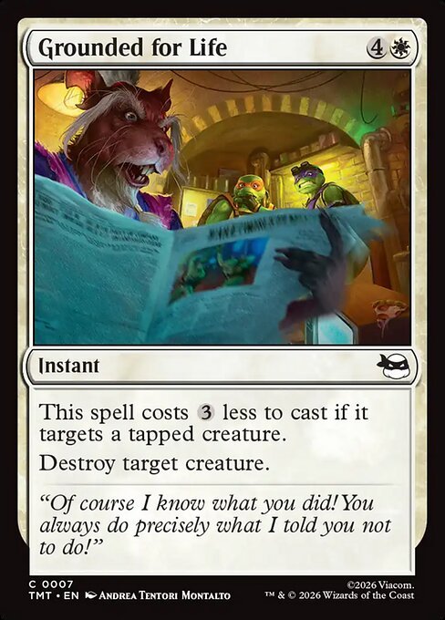 Grounded for Life MTG Karte kaufen - Teenage Mutant Ninja Turtles - Englisch - TcG Love