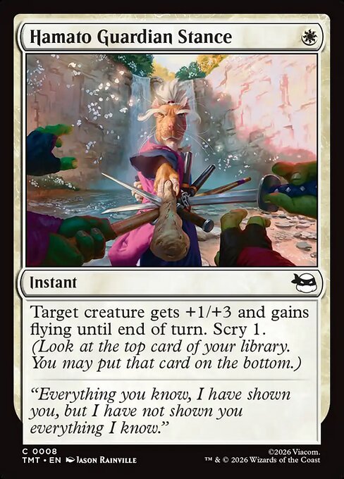 Hamato Guardian Stance MTG Karte kaufen - Teenage Mutant Ninja Turtles - Englisch - TcG Love
