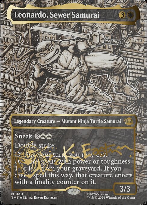 Leonardo, Sewer Samurai MTG Karte kaufen - Teenage Mutant Ninja Turtles - Englisch - TcG Love