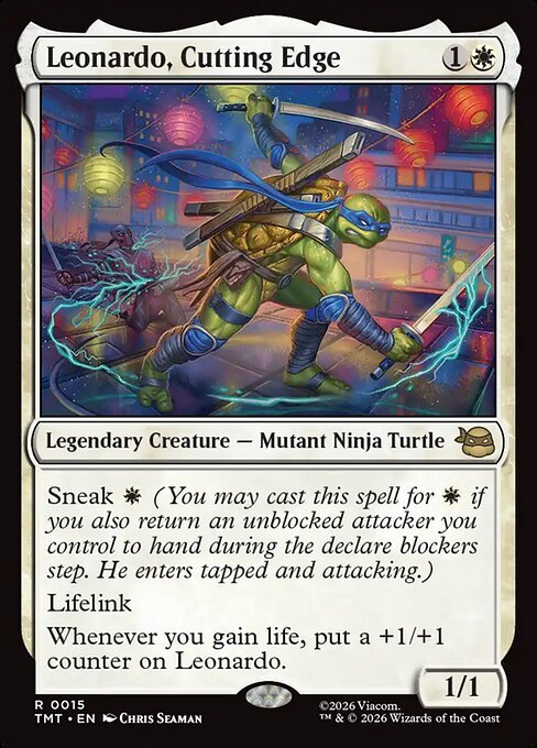 Leonardo, Cutting Edge MTG Karte kaufen - Teenage Mutant Ninja Turtles - Englisch - TcG Love