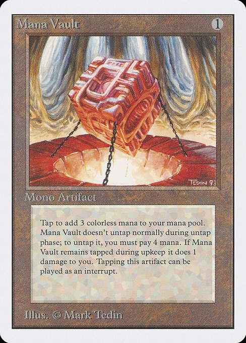 Mana Vault MTG Karte kaufen - Unlimited Edition - Englisch - TcG Love