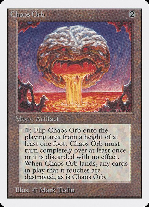 Chaos Orb MTG Karte kaufen - Unlimited Edition - Englisch - TcG Love