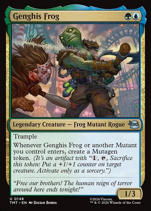 Genghis Frog MTG Karte kaufen - Teenage Mutant Ninja Turtles - Englisch - TcG Love