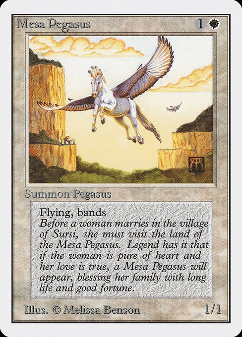 Mesa Pegasus MTG Karte kaufen - Unlimited Edition - Englisch - TcG Love