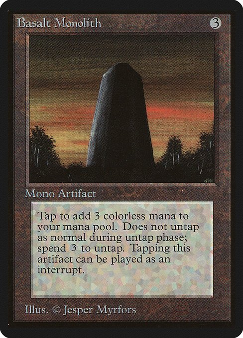 Basalt Monolith MTG Karte kaufen - Limited Edition Beta - Englisch - TcG Love