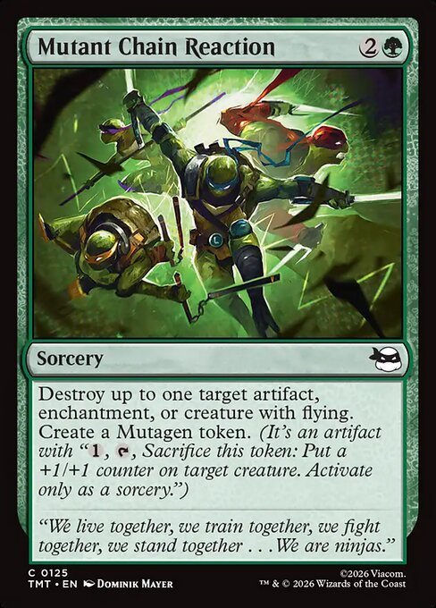 Mutant Chain Reaction MTG Karte kaufen - Teenage Mutant Ninja Turtles - Englisch - TcG Love