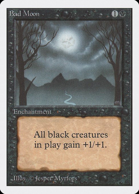Bad Moon MTG Karte kaufen - Unlimited Edition - Englisch - TcG Love