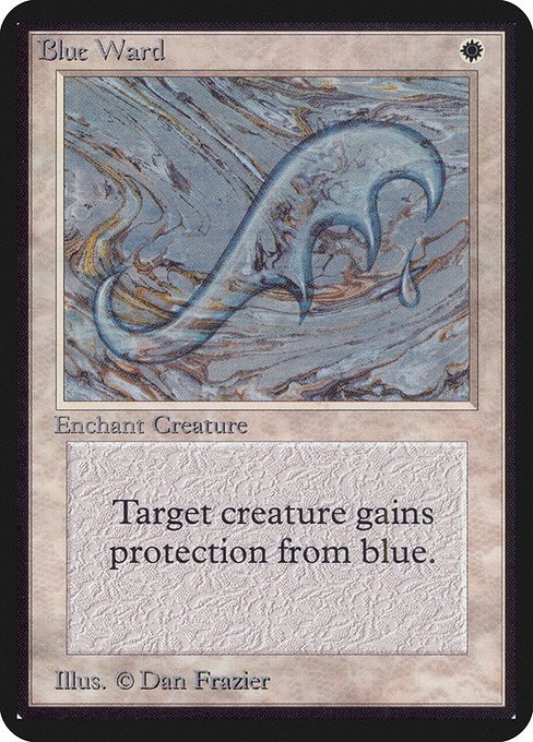 Blue Ward MTG Karte kaufen - Limited Edition Alpha - Englisch - TcG Love