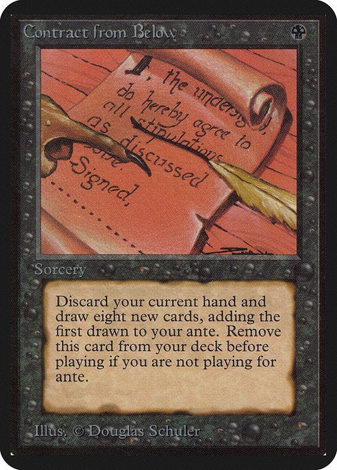 Contract from Below MTG Karte kaufen - Limited Edition Alpha - Englisch - TcG Love