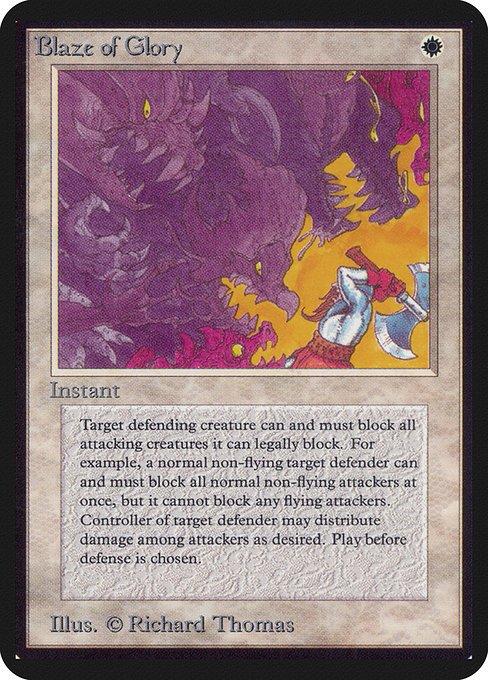 Blaze of Glory MTG Karte kaufen - Limited Edition Alpha - Englisch - TcG Love