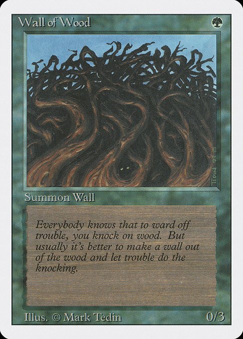 Wall of Wood MTG Karte kaufen - Revised Edition - Englisch - TcG Love