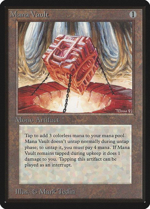 Mana Vault MTG Karte kaufen - Limited Edition Beta - Englisch - TcG Love