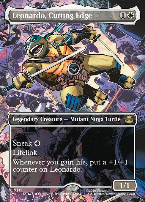 Leonardo, Cutting Edge MTG Karte kaufen - Teenage Mutant Ninja Turtles - Englisch - TcG Love