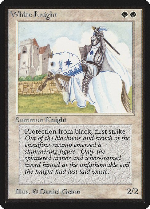 White Knight MTG Karte kaufen - Limited Edition Beta - Englisch - TcG Love