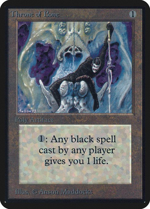 Throne of Bone MTG Karte kaufen - Limited Edition Alpha - Englisch - TcG Love