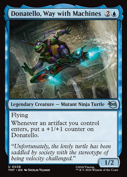 Donatello, Way with Machines MTG Karte kaufen - Teenage Mutant Ninja Turtles - Englisch - TcG Love