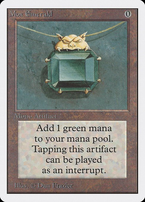 Mox Emerald MTG Karte kaufen - Unlimited Edition - Englisch - TcG Love