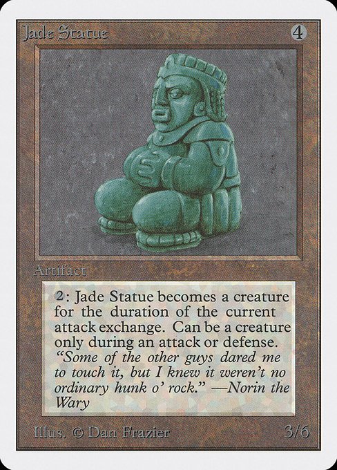 Jade Statue MTG Karte kaufen - Unlimited Edition - Englisch - TcG Love