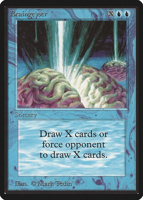 Braingeyser MTG Karte kaufen - Limited Edition Beta - Englisch - TcG Love